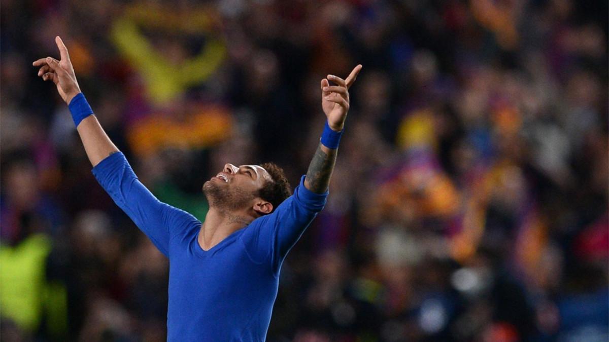Neymar se mostró así de agradecido a Dios tras la finalización del partido
