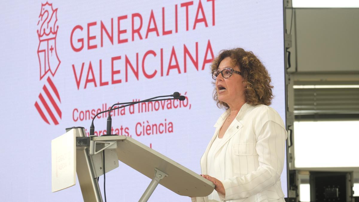 La consellera de Innovación, Josefina Bueno.