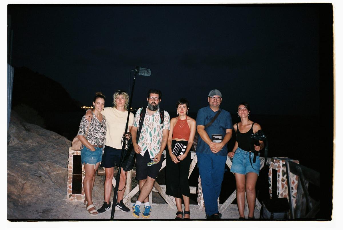 Equipo de rodaje del documental 'La Algameca Chica'