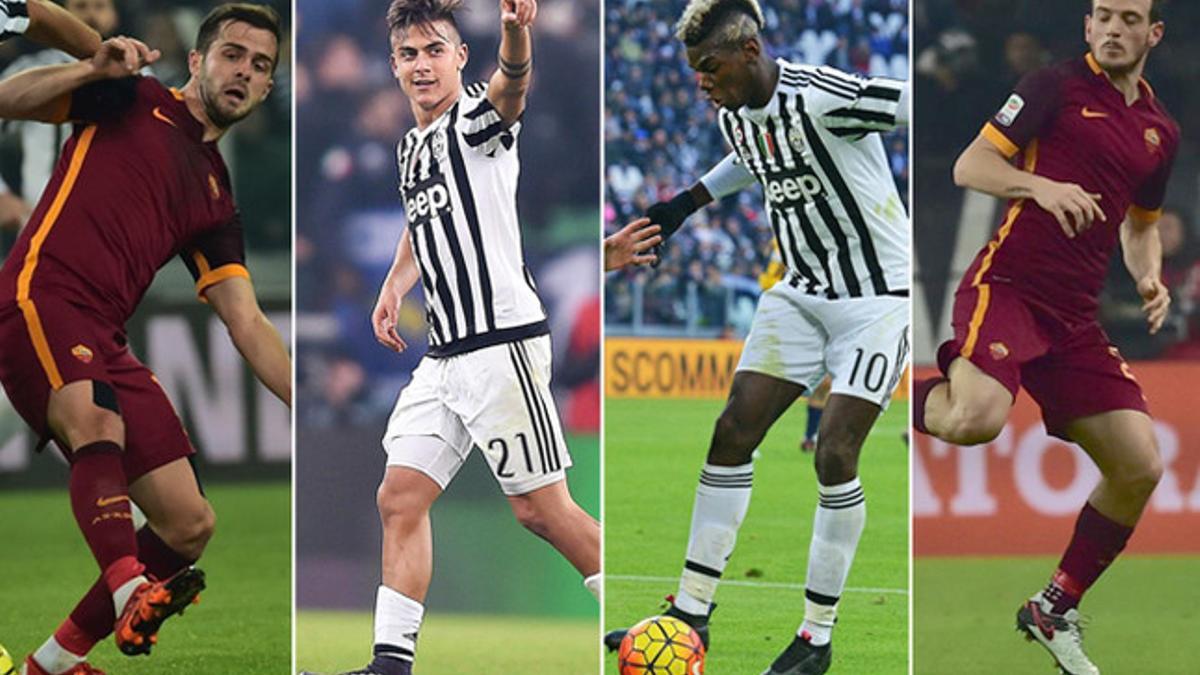 Pjanic, Dybala, Pogba y Florenzi, en la agenda del Barça