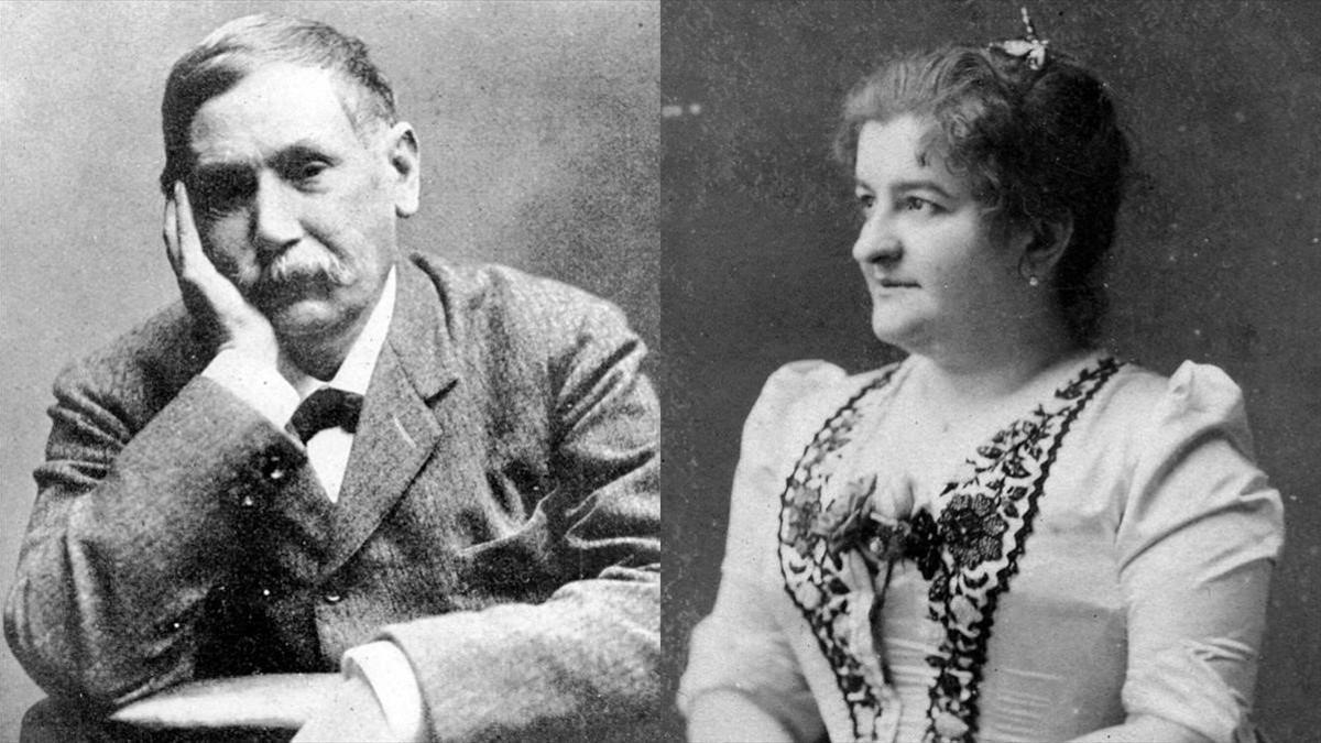 Benito Pérez Galdós y Emilia Pardo Bazán.