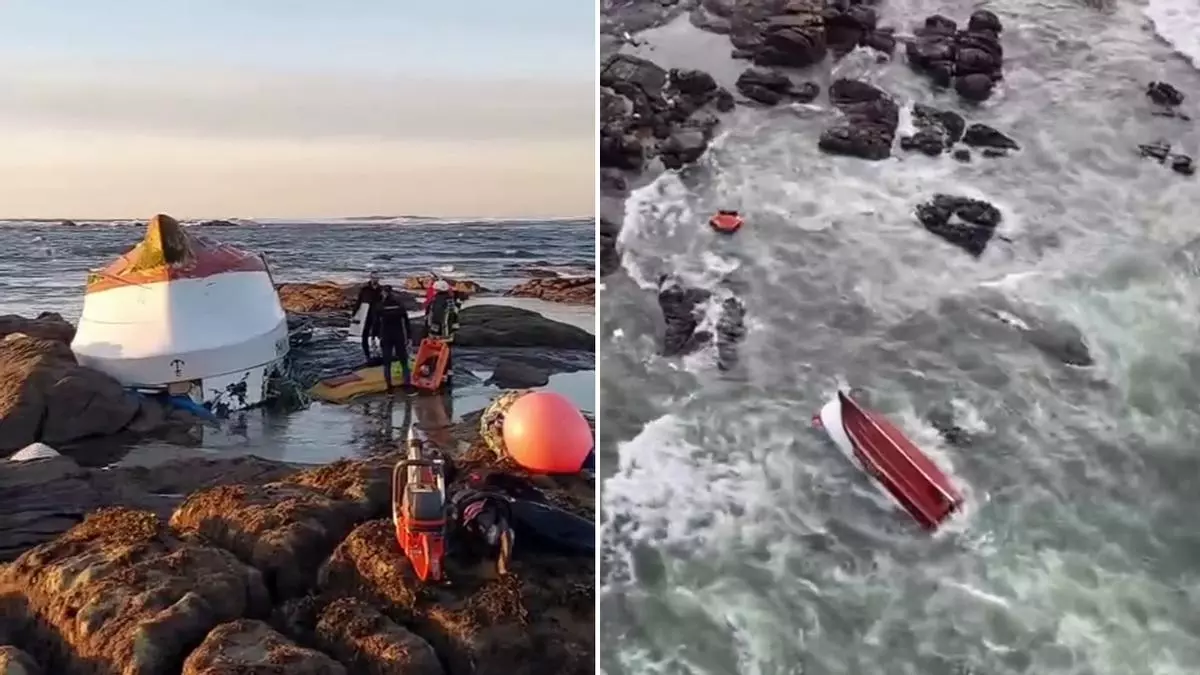 Naufragio en Portugal: reanudan la búsqueda de los tres desaparecidos del «Vila de Caminha»