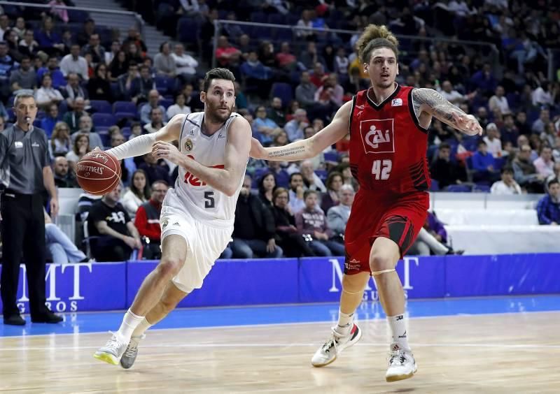 Las imágenes que nos ha dejado la derrota del CAI Zaragoza frente al Real Madrid (96-84)