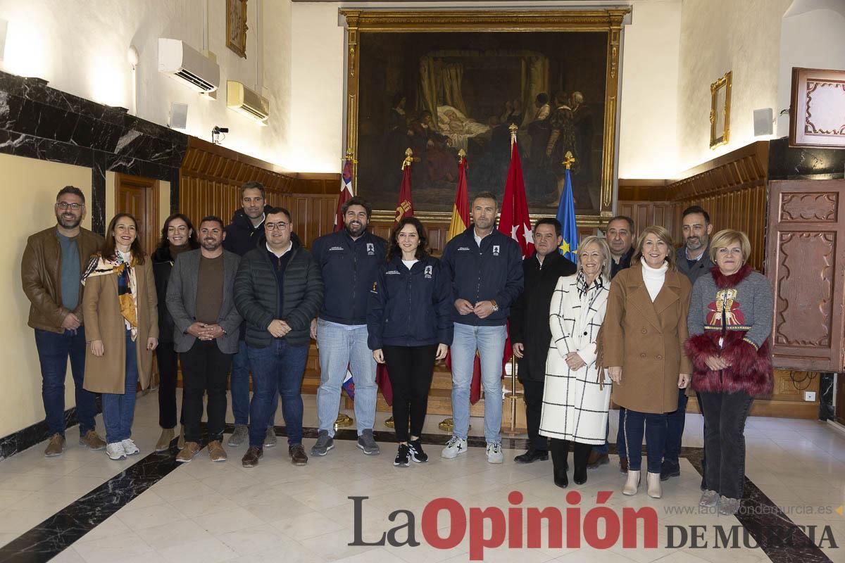 Así ha sido la visita de Isabel Díaz Ayuso a Caravaca de la Cruz