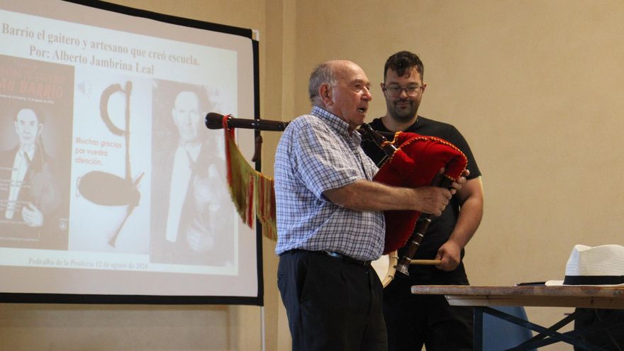GALERÍA | Homenaje al gaitero Juan Barrio en Pedralba