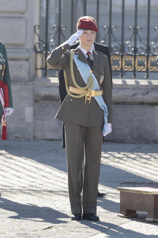 La princesa Leonor debuta en la Pascua Militar 2024.