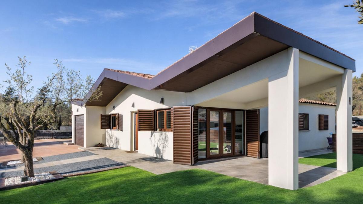 Casa modular rústica