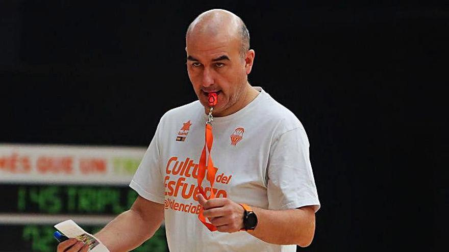 Jaume Ponsarnau, durante un entrenamiento.