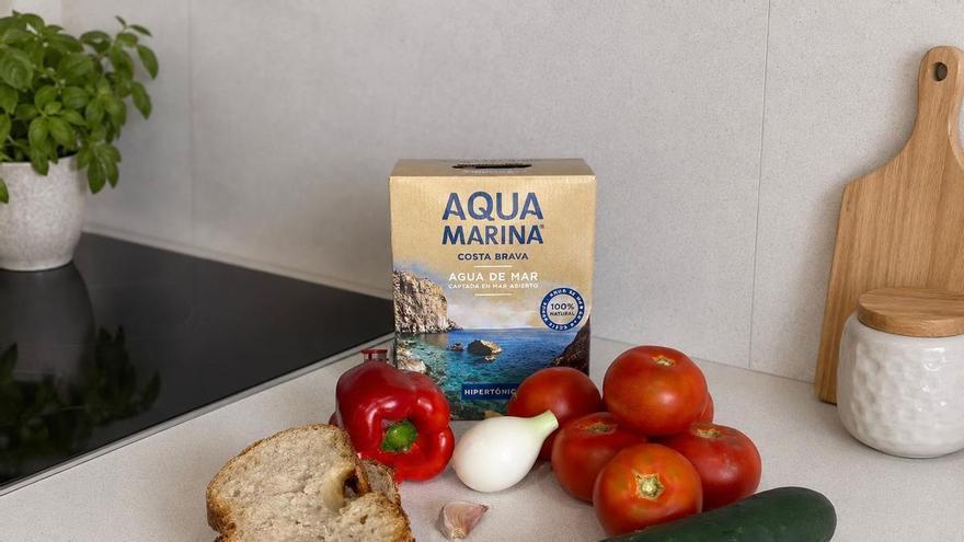 Un gaspatxo diferent: l'aigua de mar dona un toc sorprenent i natural