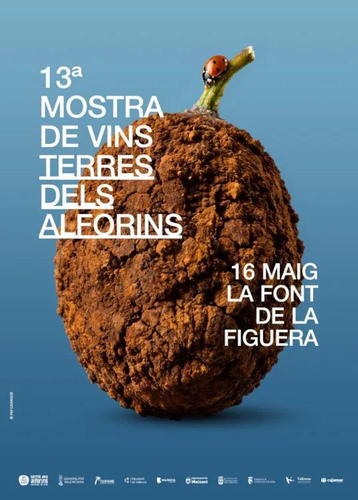 Cartel de la Mostra de Vins Terres dels Alforins de 2026.