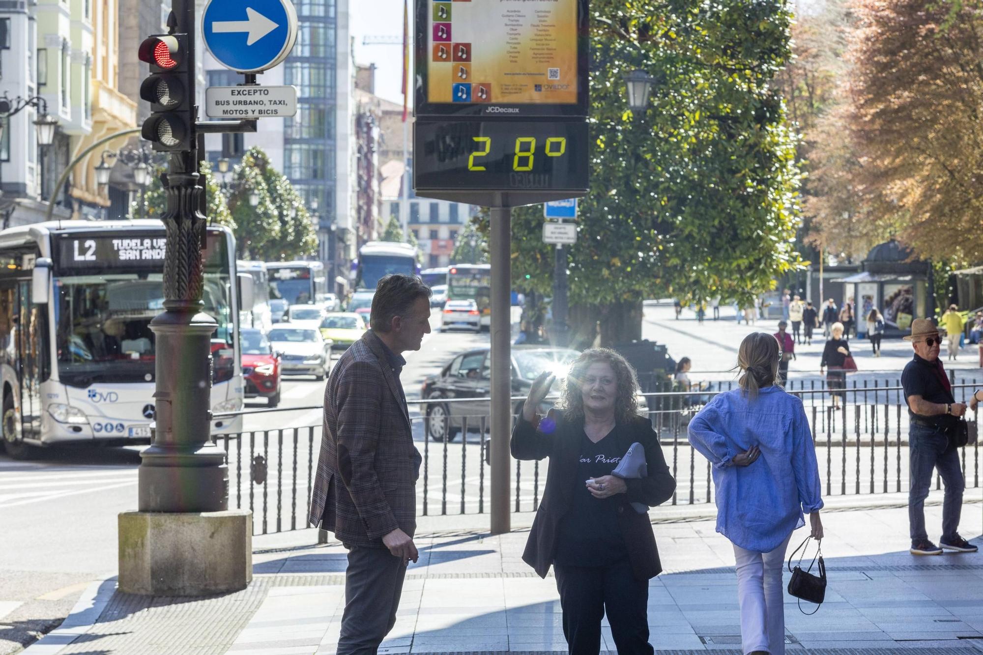 La primavera adquiere tintes veraniegos en Asturias: así fue la jornada de calor en Oviedo