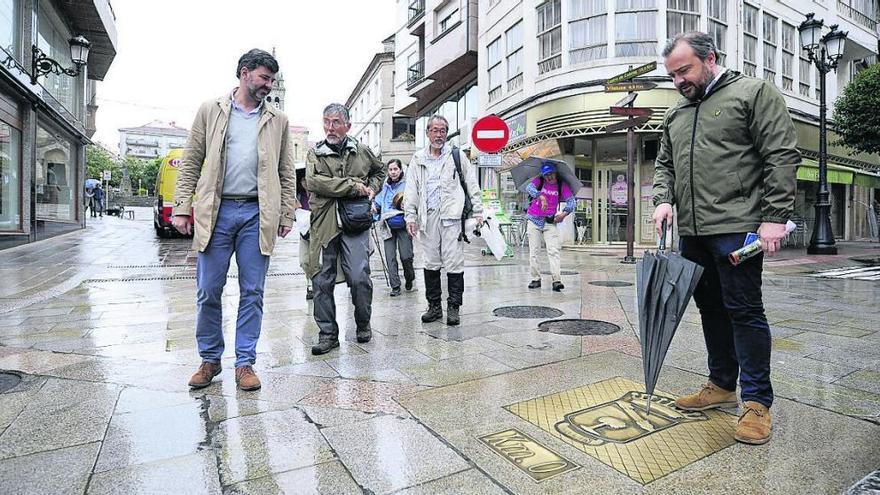 Cuíña y Casares reciben a los peregrinos japoneses