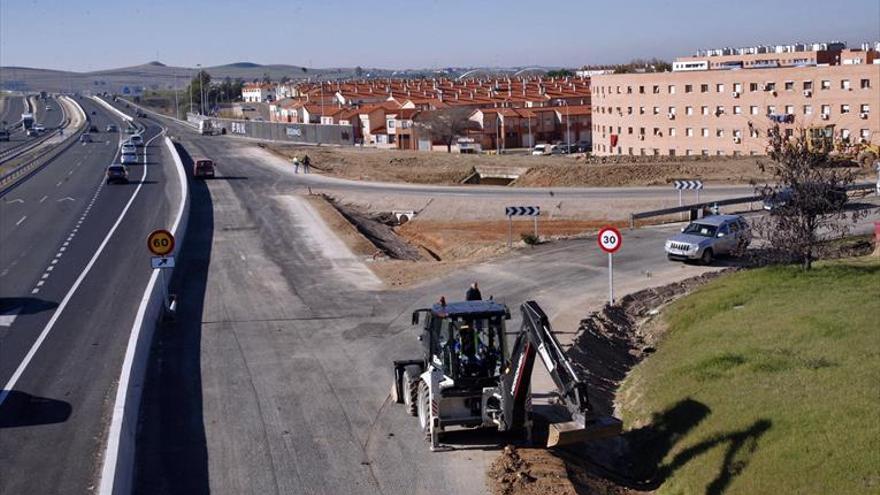 Las obras del ramal de la autovía A-4, en la fase final