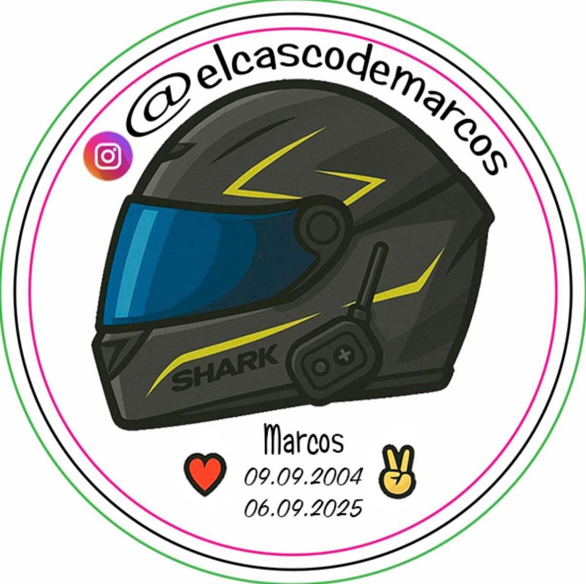 Pegatinas de @elcascodemarcos