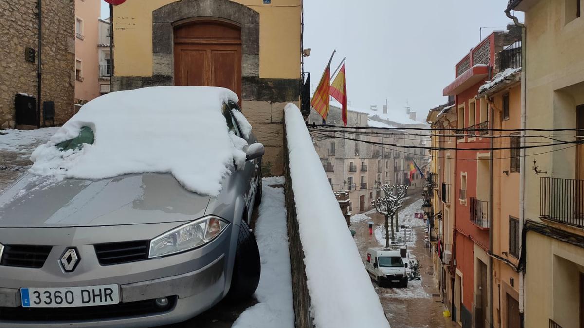 La nieve cubre Bocairent