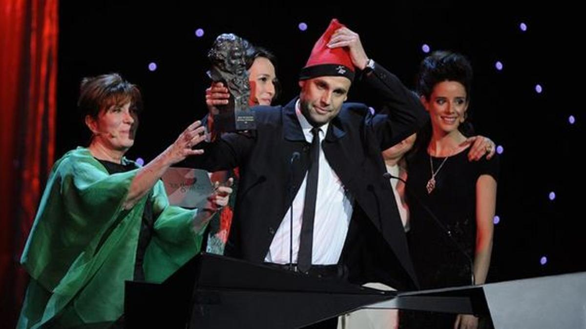 Jimmy Jump durante los Premios Goya 2011.