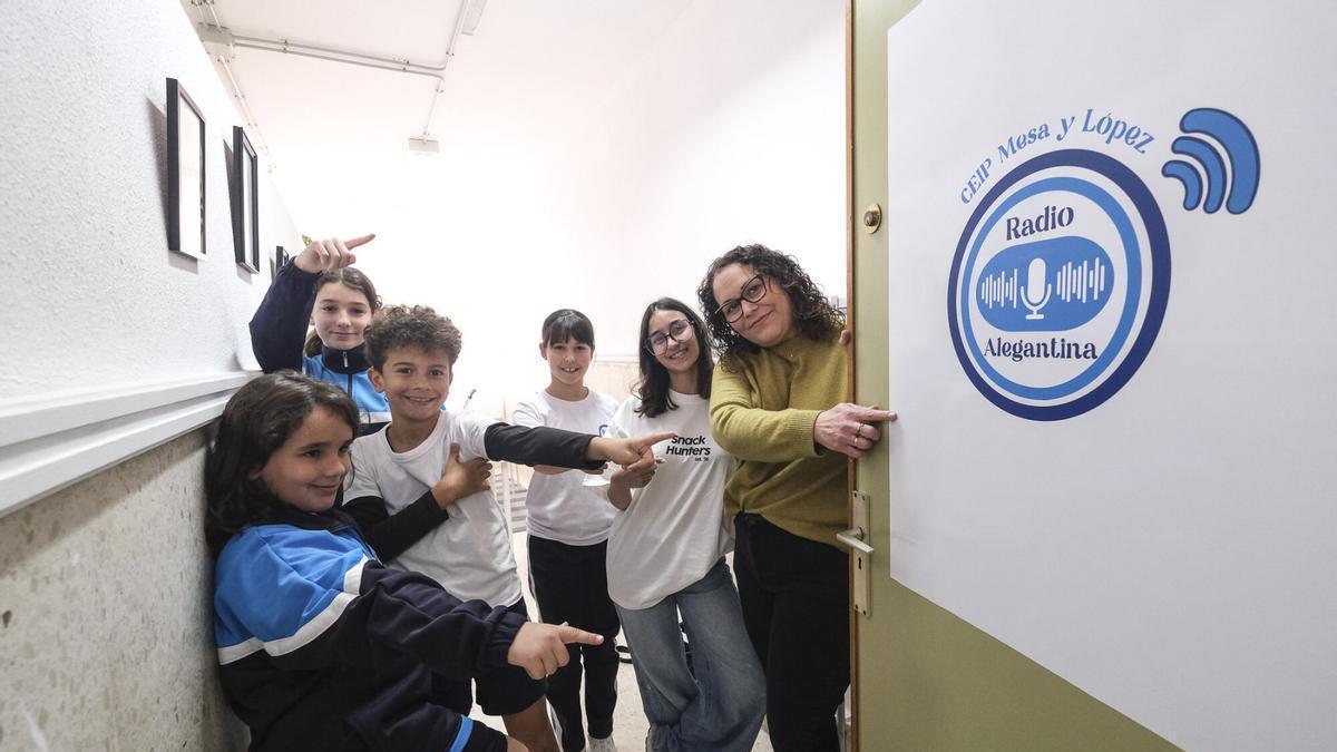 Radio Escolar en el CEIP Mesa y López, en Las Palmas de Gran Canaria