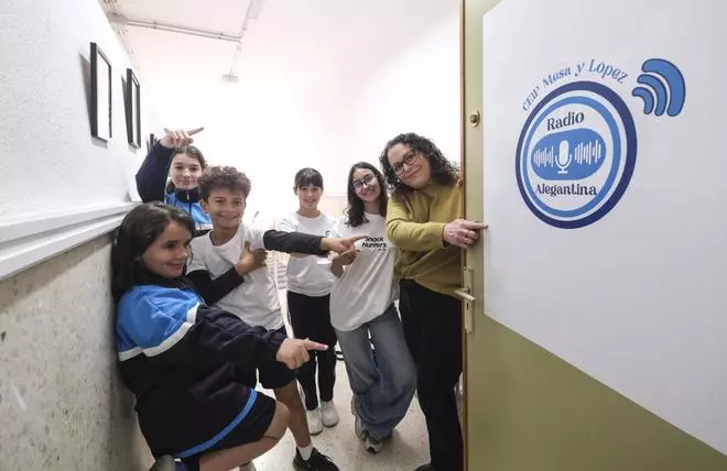 Radio Escolar en el CEIP Mesa y López, en Las Palmas de Gran Canaria