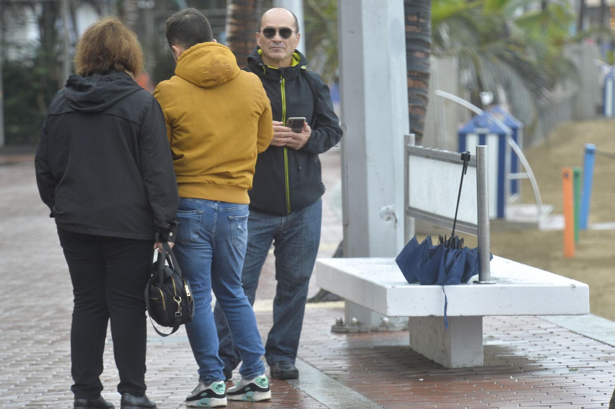 Jornada de frío y viento en Gran Canaria