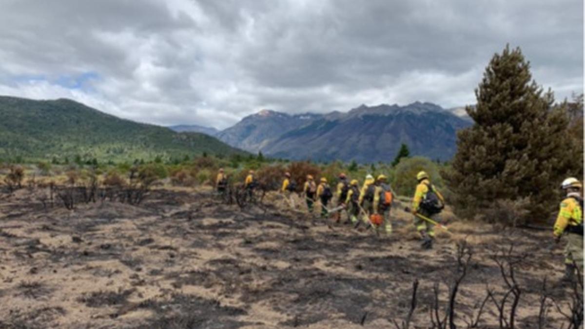 Imagen de archivo de grandes incendios forestales.