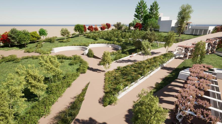 Soutomaior creará un gran parque de 10.000 metros cuadrados junto a la Casa Consistorial