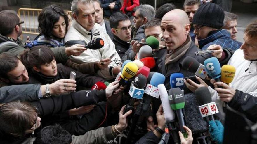 Luis Rubiales, presidente de la Asociación de Futbolistas Españoles (AFE). / la opinión