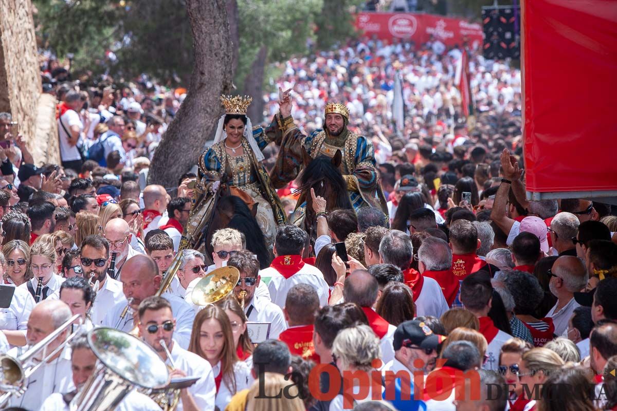 Moros y Cristianos en la mañana del día dos en Caravaca