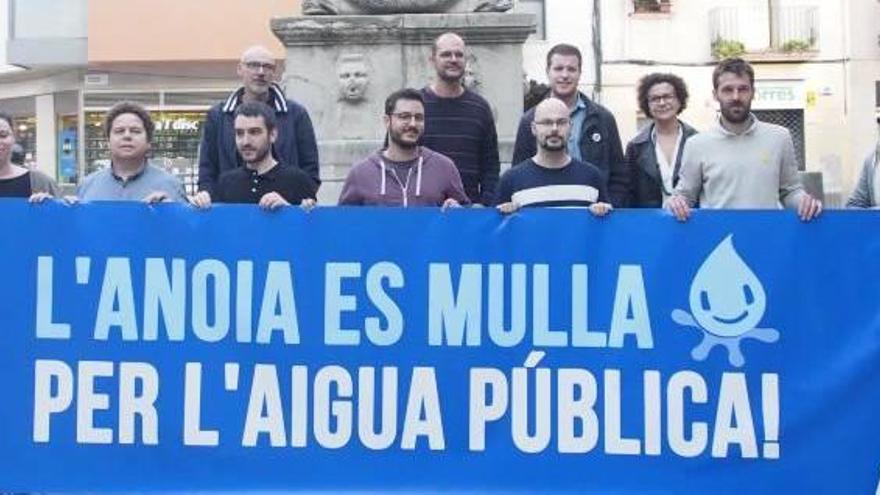 Acte de convocatòria de la manifestació de dissabte a Igualada