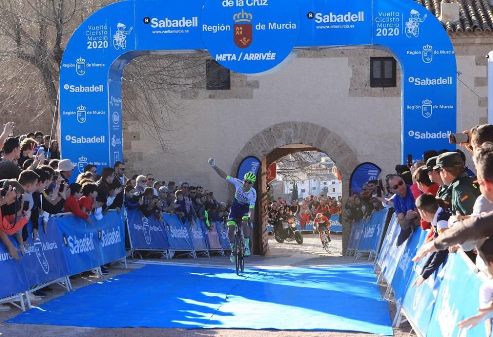 Primera etapa de la Vuelta Ciclista Murcia 2020: Llegada a Caravaca