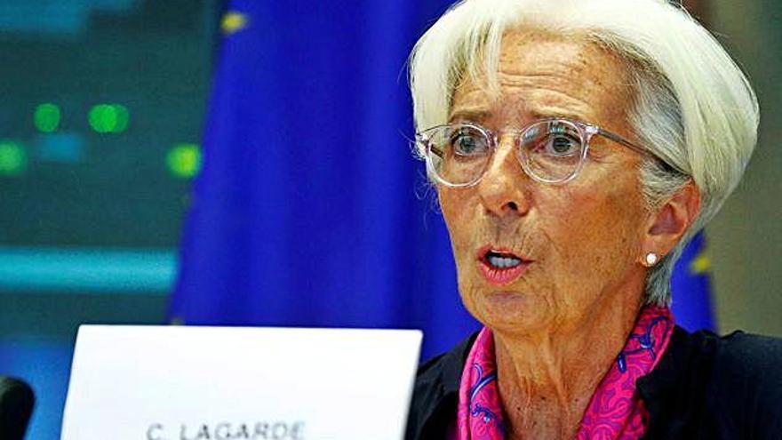 Christine Lagarde, ahir a Brussel·les.