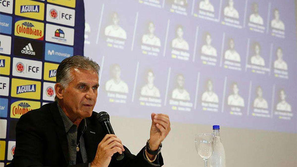 Queiroz desafía al Real Madrid: "Si James no estuviera bien, no estaría en la lista"