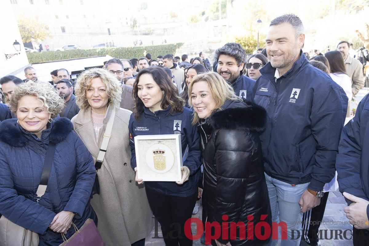 Así ha sido la visita de Isabel Díaz Ayuso a Caravaca de la Cruz