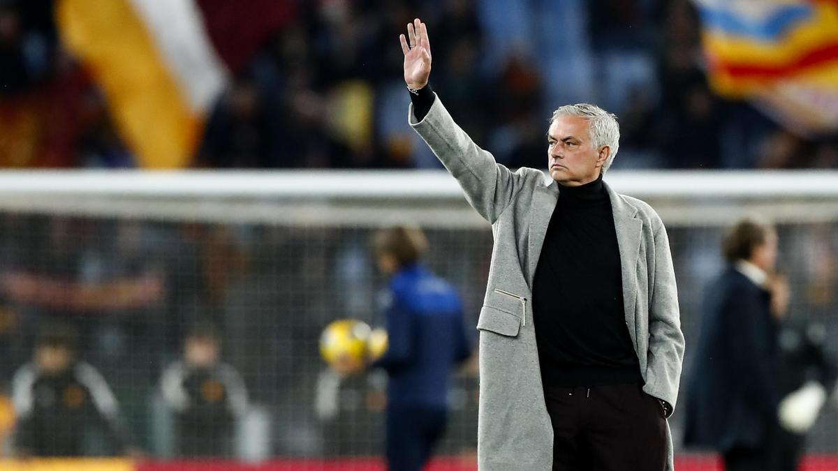 El exentrenador de la Roma, José Mourinho.