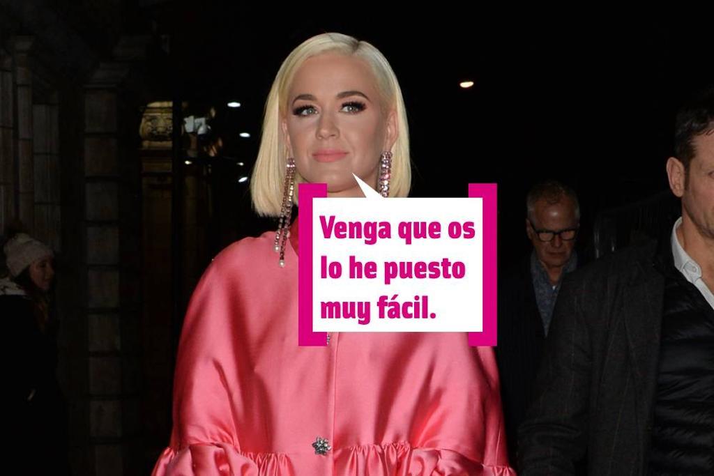 Katy Perry nos los pone fácil