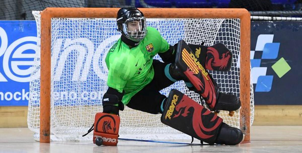 Sergi Fernández, portero del Barça