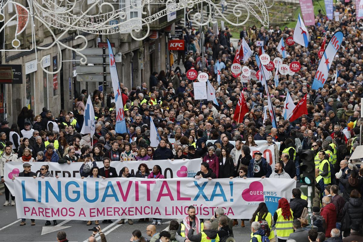 Galicia se moviliza este domingo por su lengua.