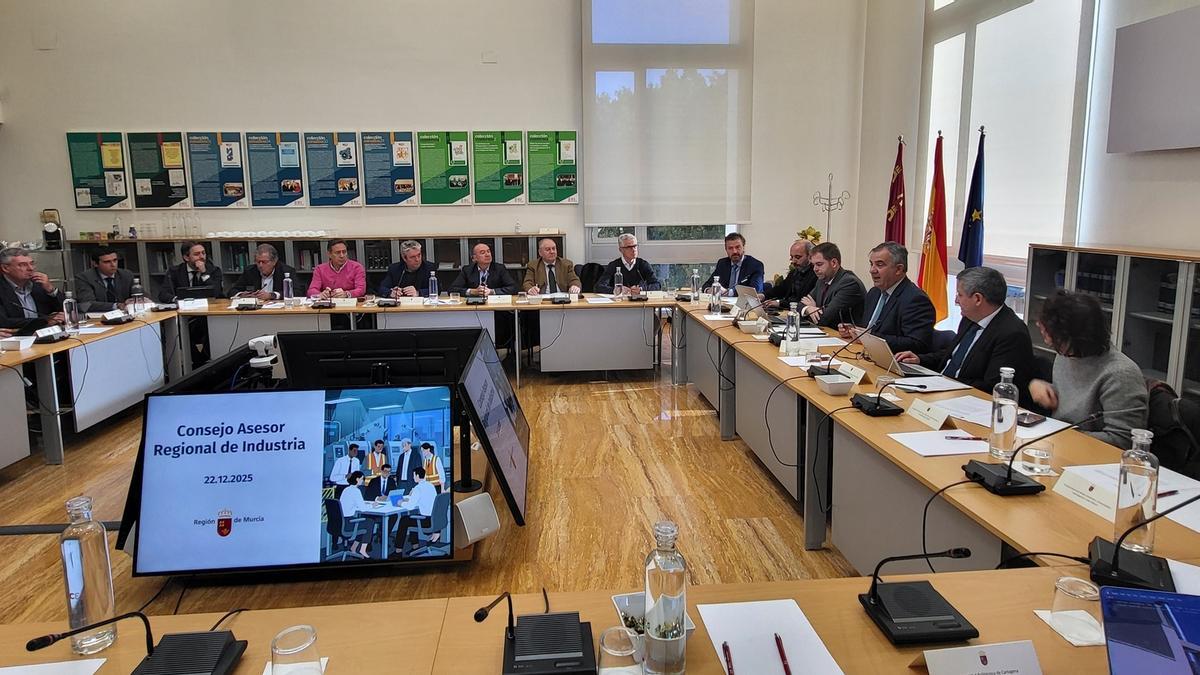 La reunión del Consejo Asesor de Industria de esta mañana.