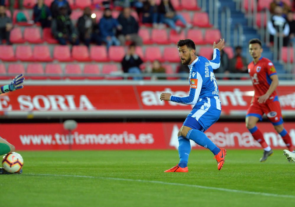 El Dépor le gana 1-2 al Numancia