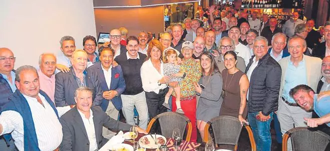 Emotivo almuerzo con el terorense Paco Santana