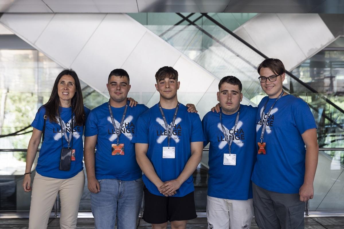 Estudiantes del Instituto La Fuensanta, participantes de The Challenge de La Caixa