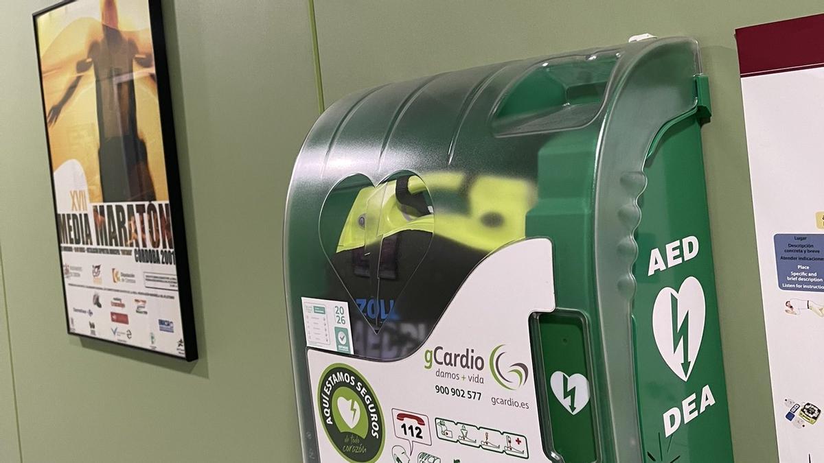 Uno de los dispositivos en una instalación deportiva municipal.