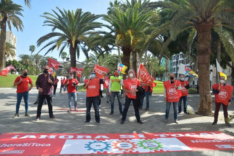 UGT Canarias y CCOO reclaman al Gobierno central el cumplimiento de reformas sociales