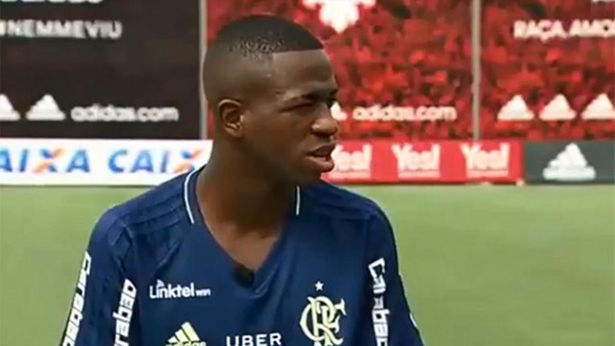 Vinicius cuenta el consejo que le dió Neymar