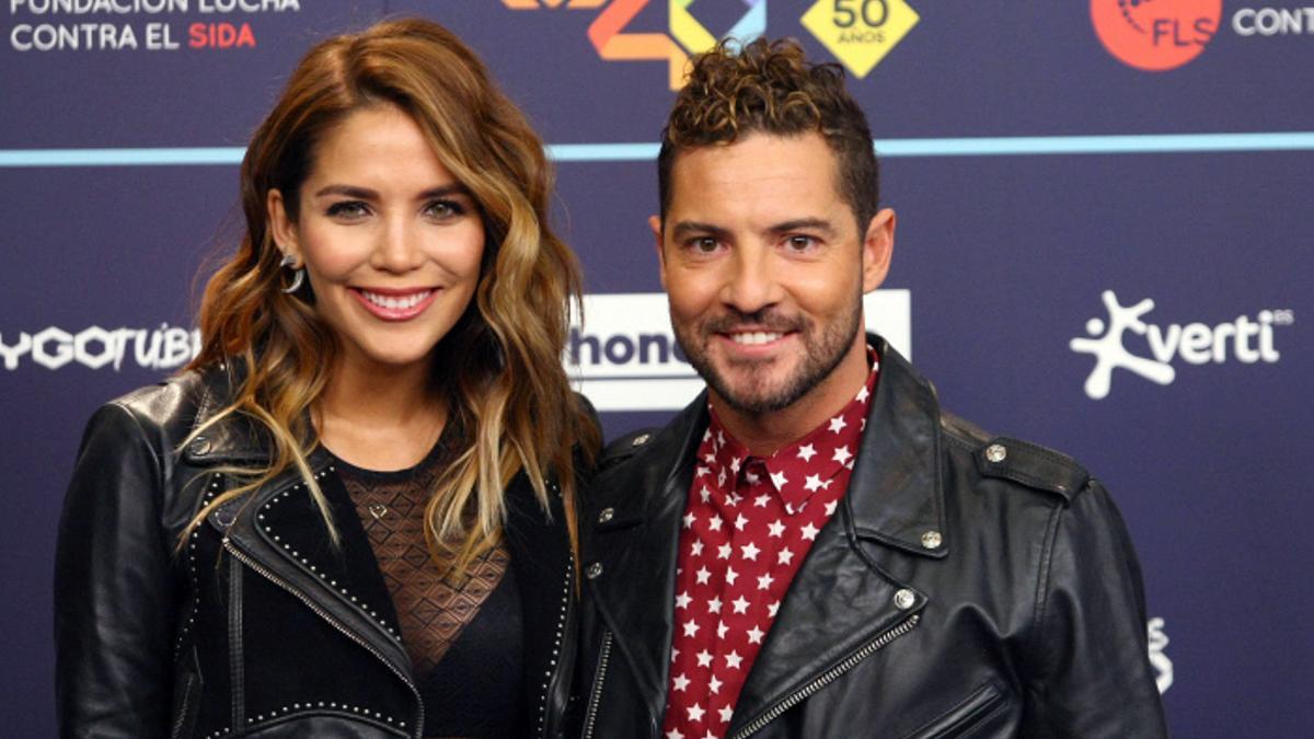 Premios Los 40 Principales: David Bisbal con su novia