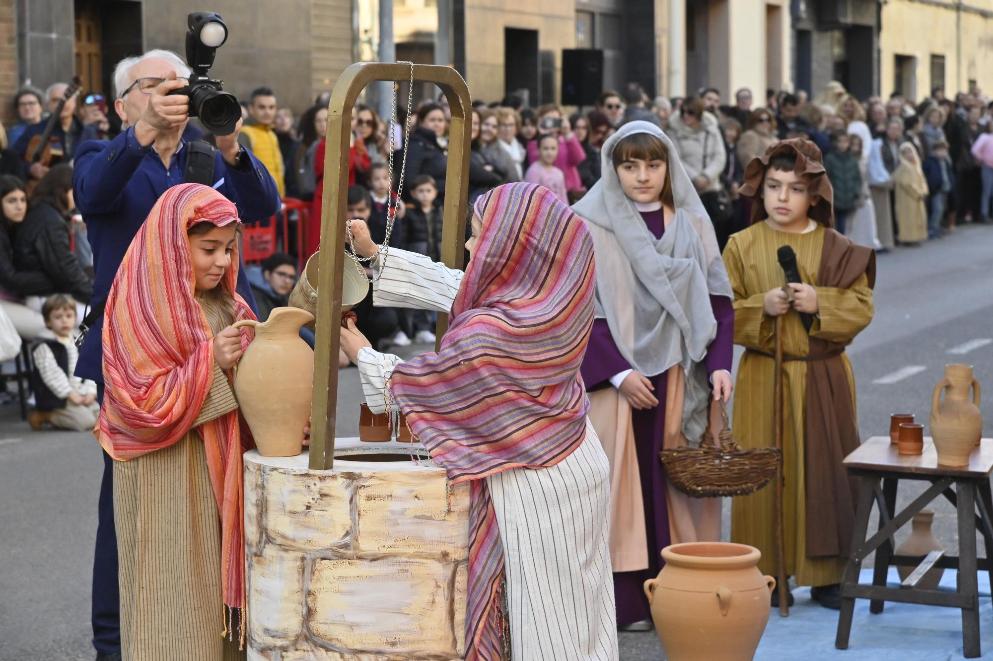 El Belén viviente de Vila-real contagia su ilusión por la Navidad