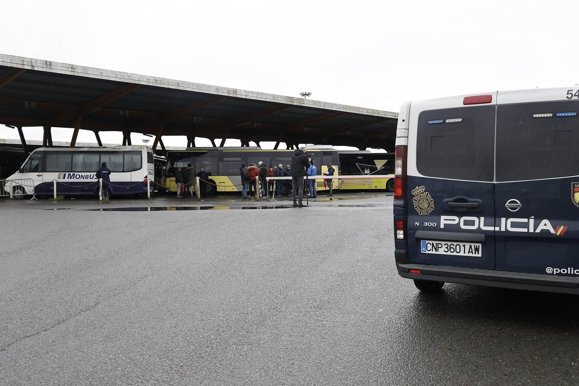 Así está siendo el segundo día de huelga de buses en Santiago