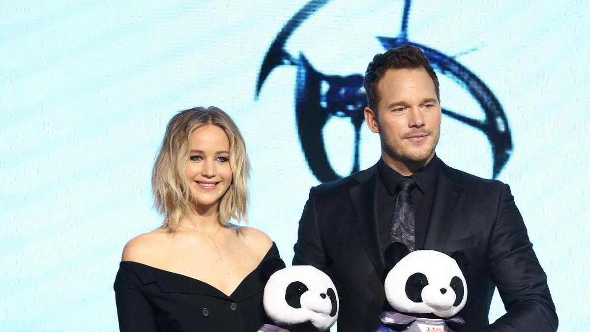 Jennifer Lawrence y Chriss Pratt promocionan 'Passengers'