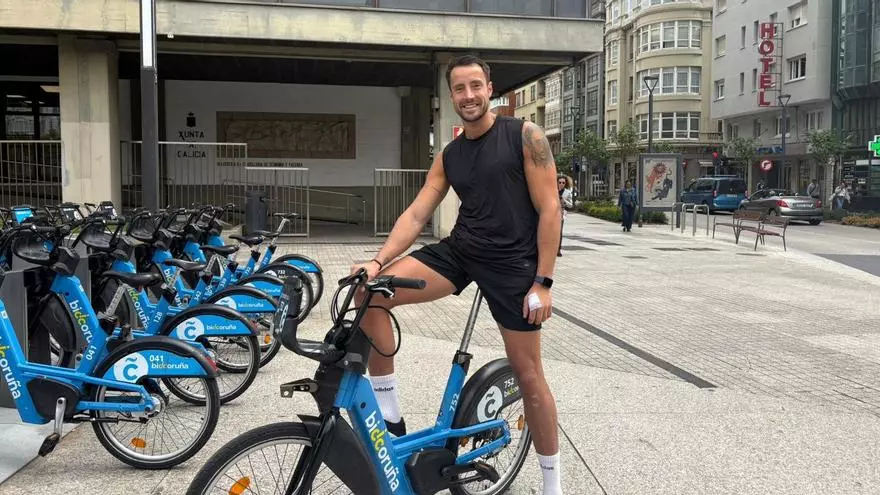 Ciclistas de A Coruña