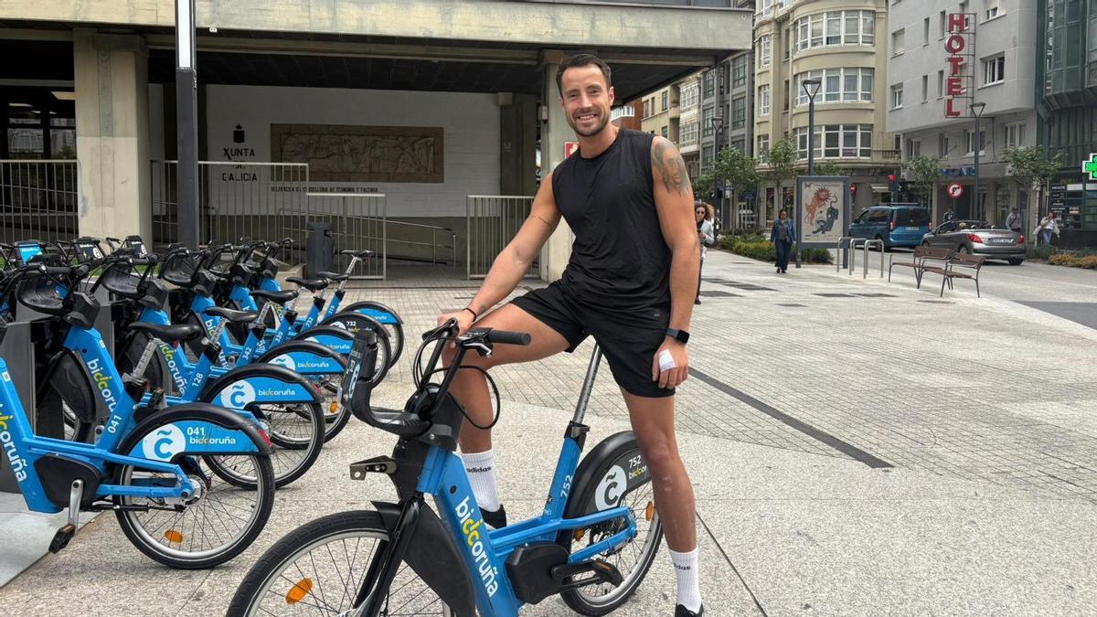 Ciclistas de A Coruña
