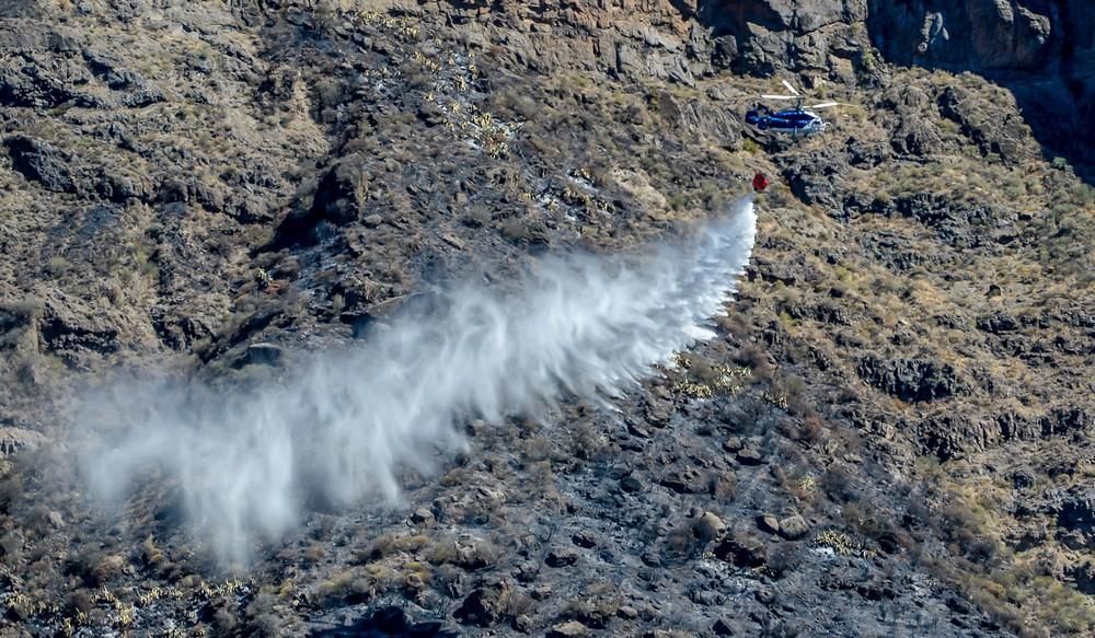 Tejeda tras el incendio